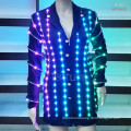 Programmable dress uniform led light hot sexy costume